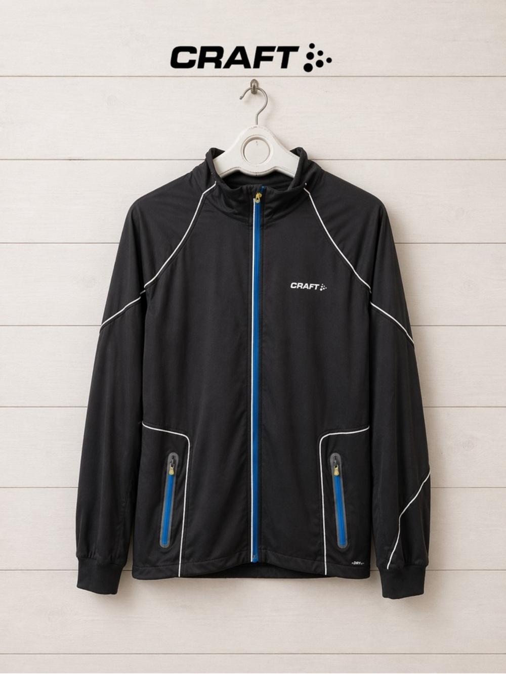 CRAFT Black and blue Full-Zip Jacket XL